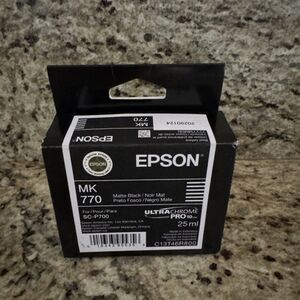 2025 GENUINE EPSON 770 MATTE BLACK T46R8 INK T770 SURECOLOR SC-P700 SEALED